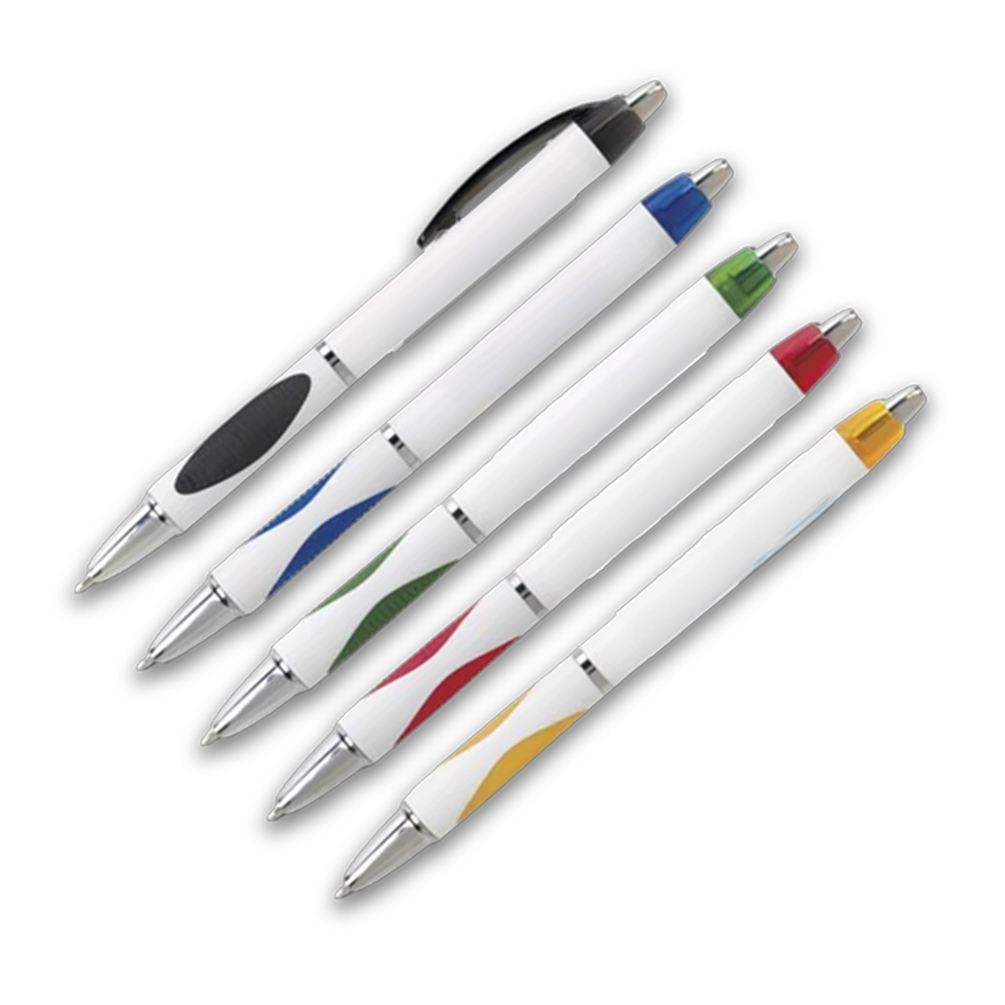 Rubber Spot Grip Wide Barrel Pen_
